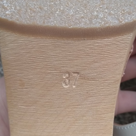 Swedish hasbeens rainbow block heel clogs sz 37 - Picture 7 of 7